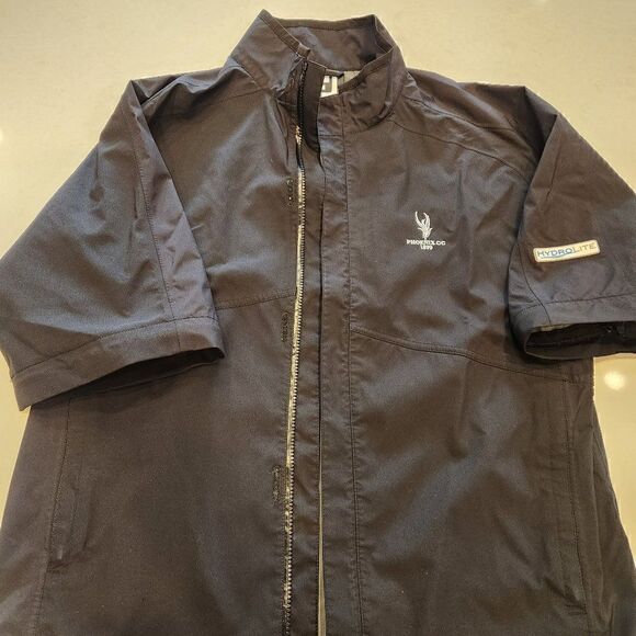 FootJoy DryJoy full zip short sleeve rain jacket - Picture 1 of 3